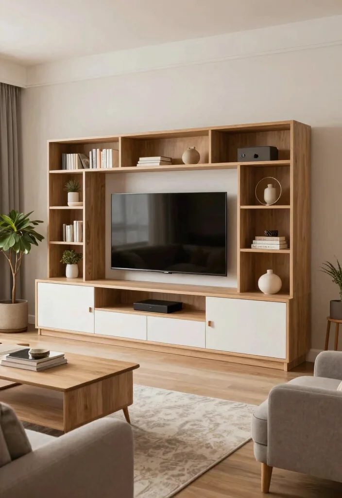 16 TV Unit Designs 2026 Trending Ideas With Contemporary Appeal - 11. Customized TV Units 1