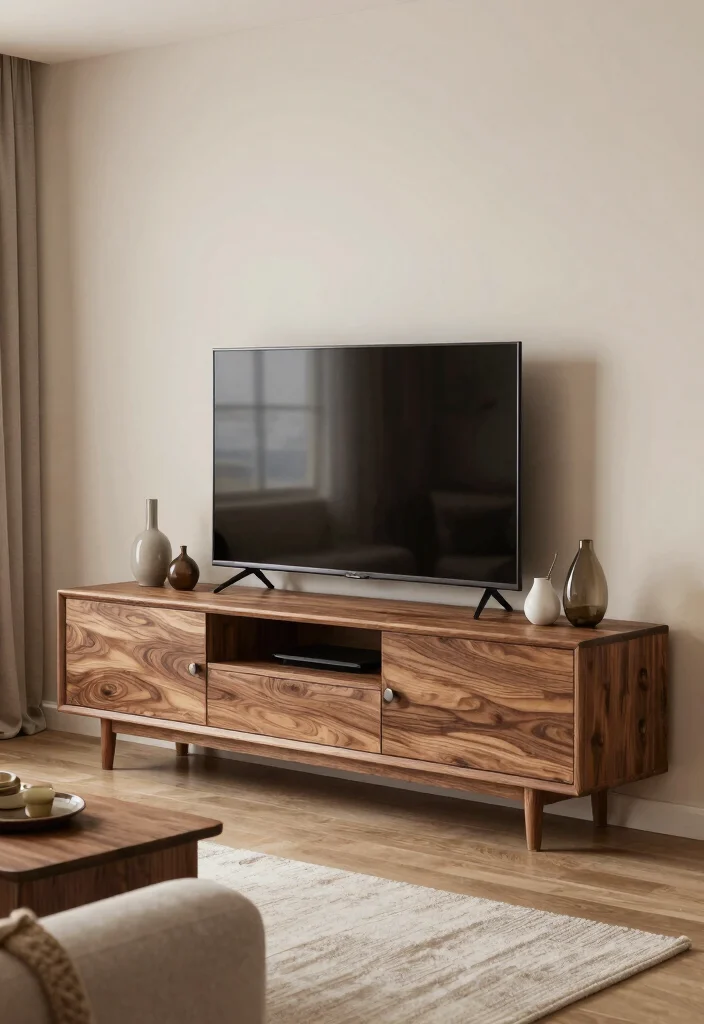 16 TV Unit Designs 2026 Trending Ideas With Contemporary Appeal - 12. Textured Finishes 1