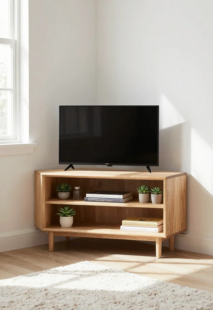 16 TV Unit Designs 2026 Trending Ideas With Contemporary Appeal - 2. Minimalist Corner Units 1