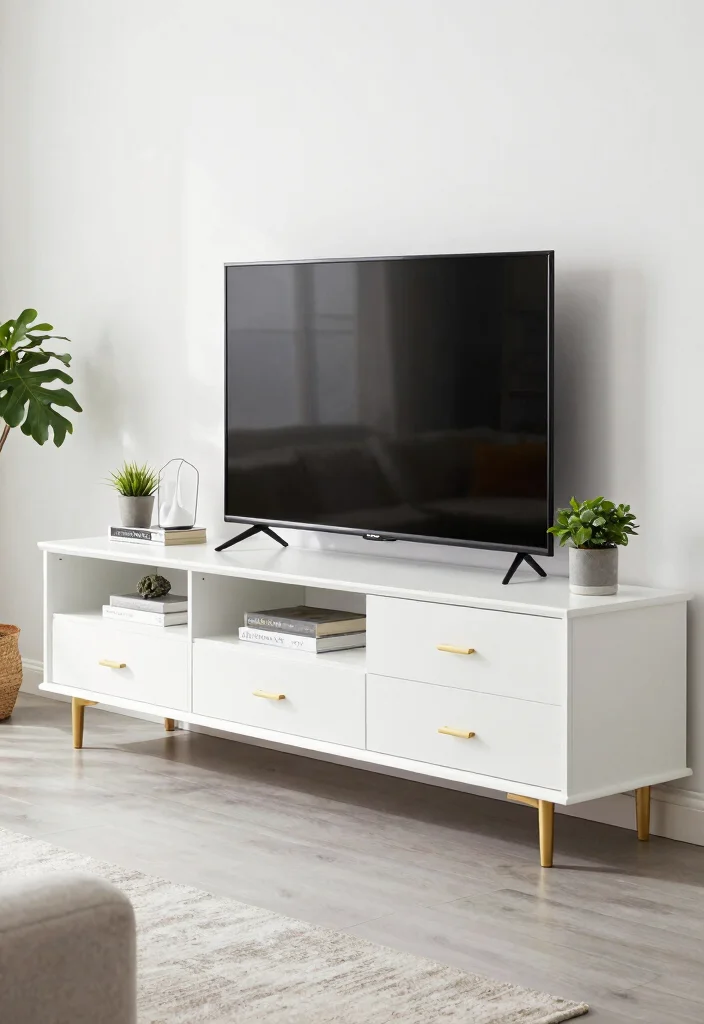 16 TV Unit Table Design Ideas With Functional Elegance 4 16 TV Unit Table Design Ideas With Functional Elegance - 3. Multi-Functional Media Consoles 1
