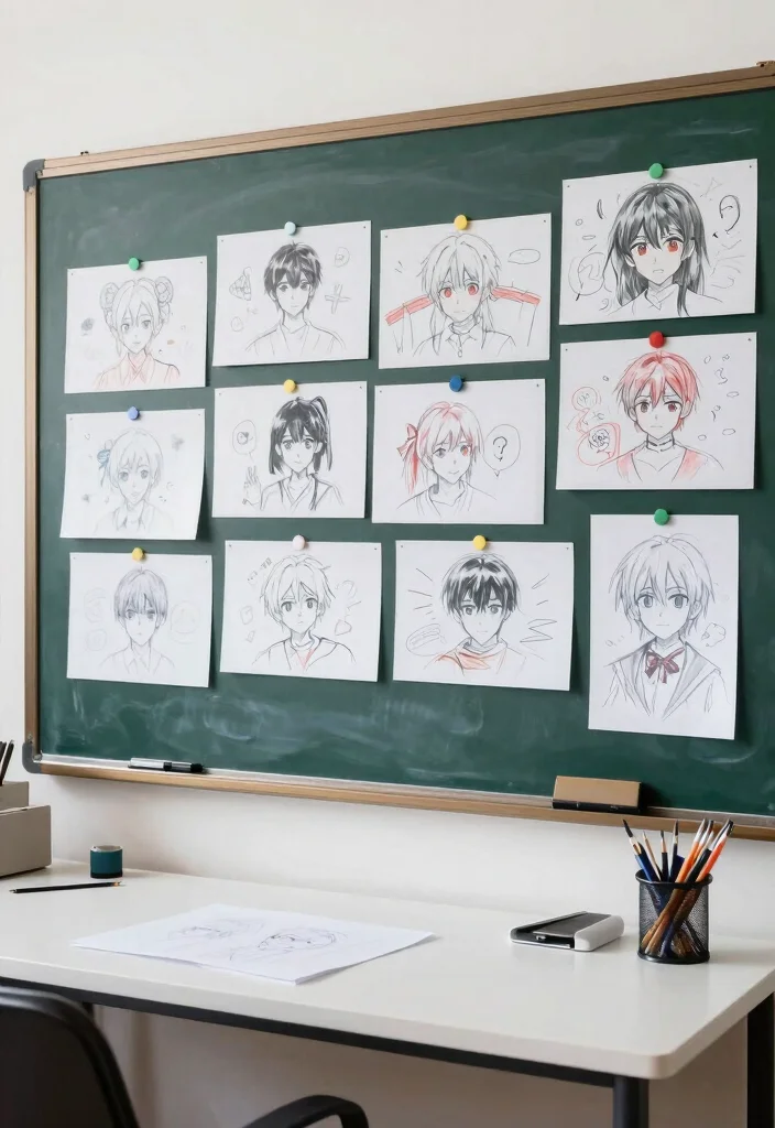 17 Anime Desk Setup Ideas With Cool Aesthetic Vibes - 14. Interactive Decor 1