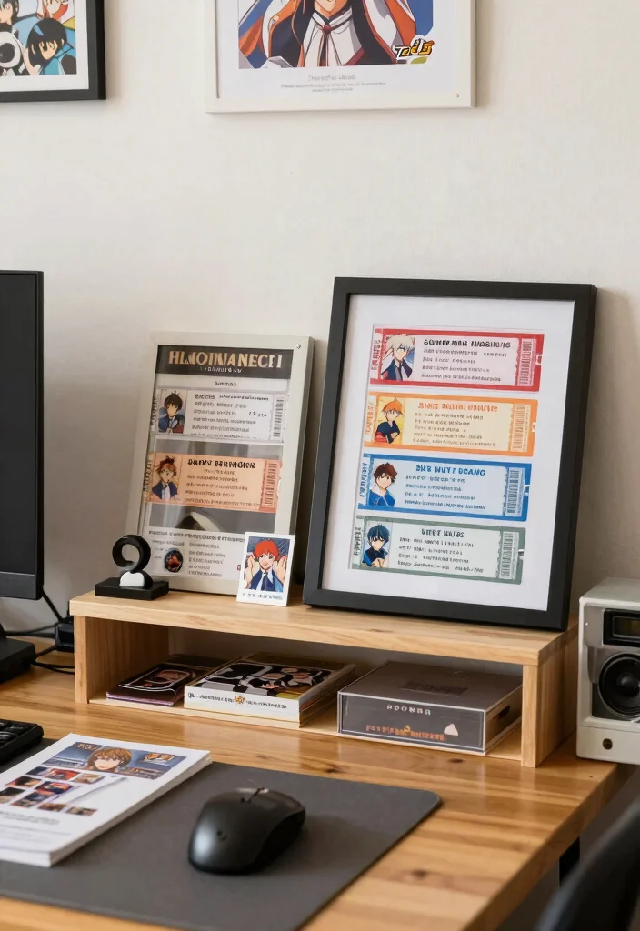 17 Anime Desk Setup Ideas With Cool Aesthetic Vibes - 17. Personal Touches & Mementos 1