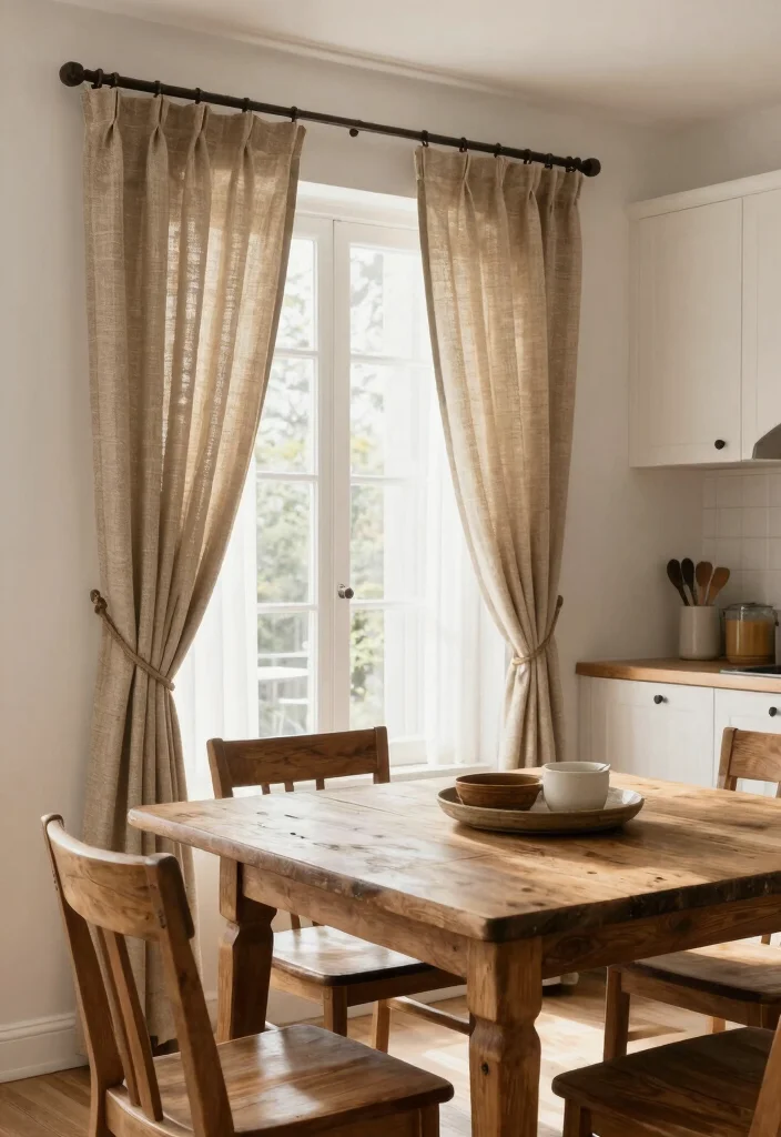 17 Cafe Curtains Kitchen 2026 Trending Ideas With Cozy Vintage Feel - 11. Simple Tie-Backs 1