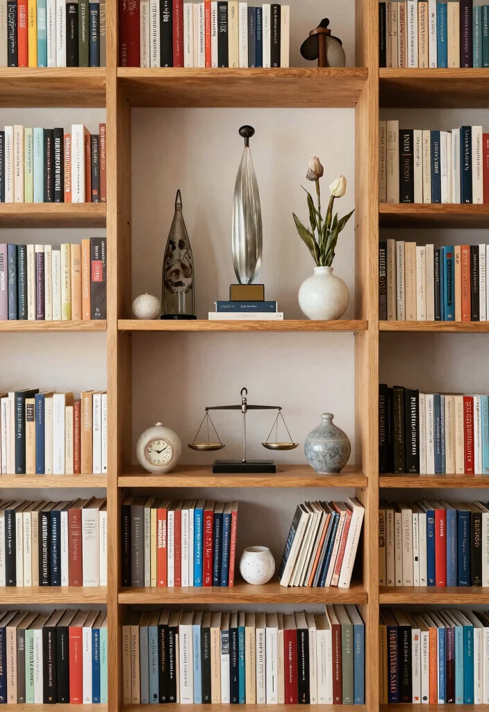 17 Top of Bookshelf Decor Ideas That Look Designer Styled 18 17 Top of Bookshelf Decor Ideas That Look Designer Styled - 17. Play with Scale 1