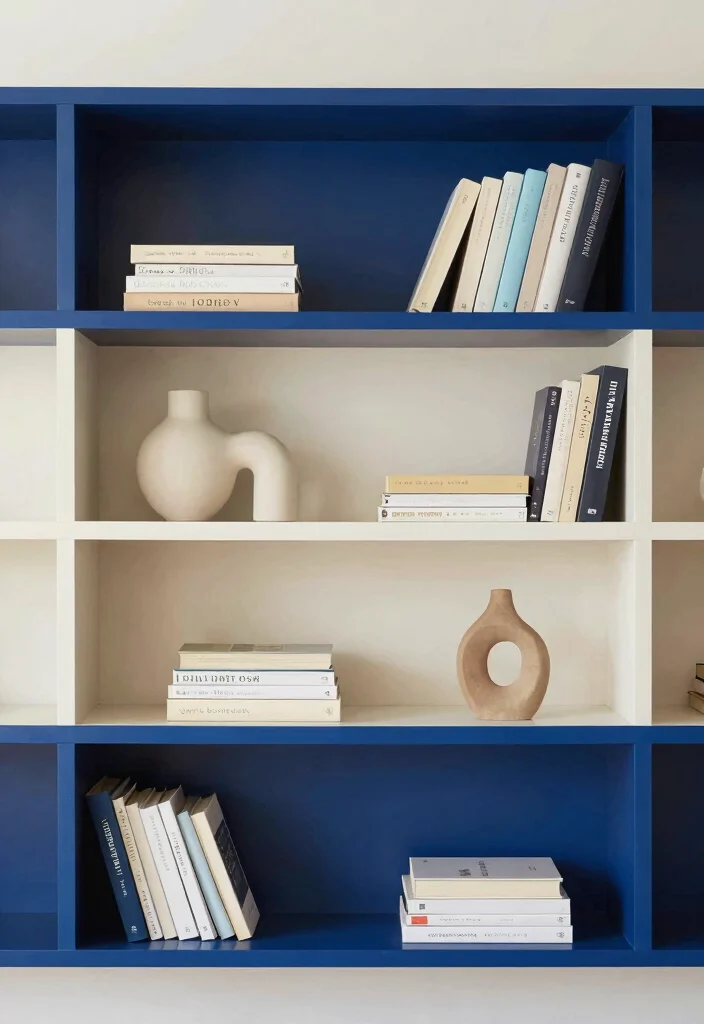 17 Top of Bookshelf Decor Ideas That Look Designer Styled 3 17 Top of Bookshelf Decor Ideas That Look Designer Styled - 2. Color Coordination 1