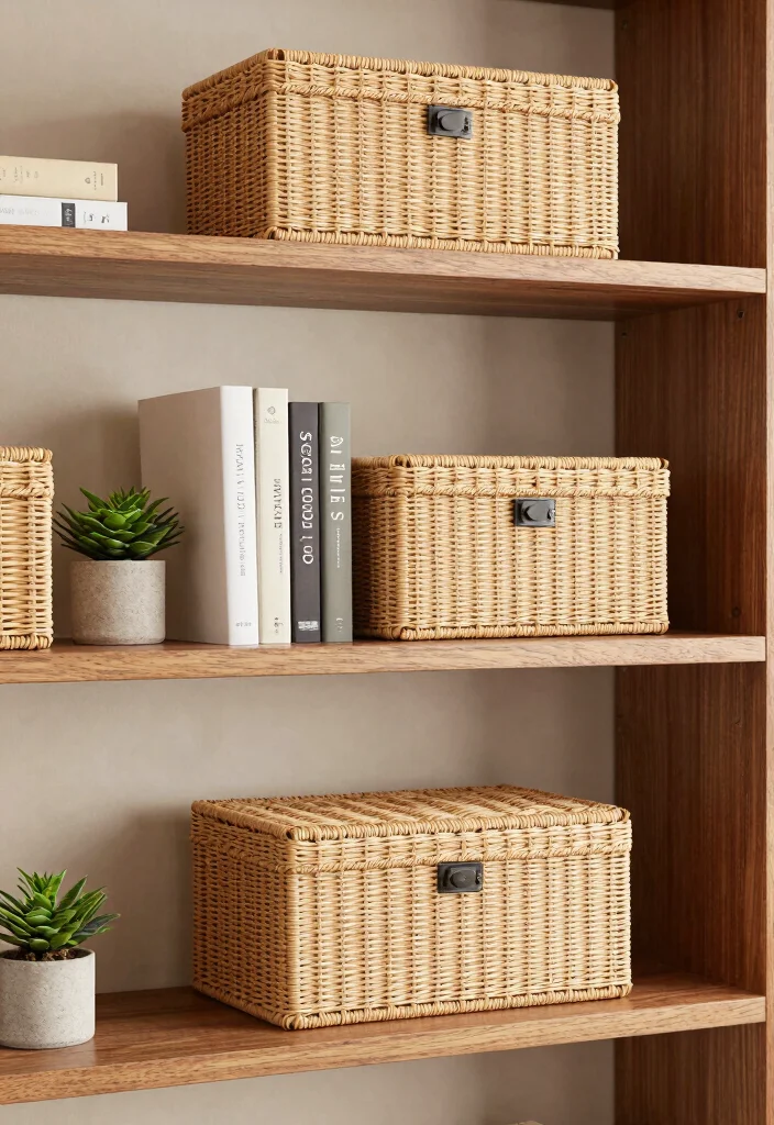 17 Top of Bookshelf Decor Ideas That Look Designer Styled 4 17 Top of Bookshelf Decor Ideas That Look Designer Styled - 3. Utilize Decorative Boxes 1