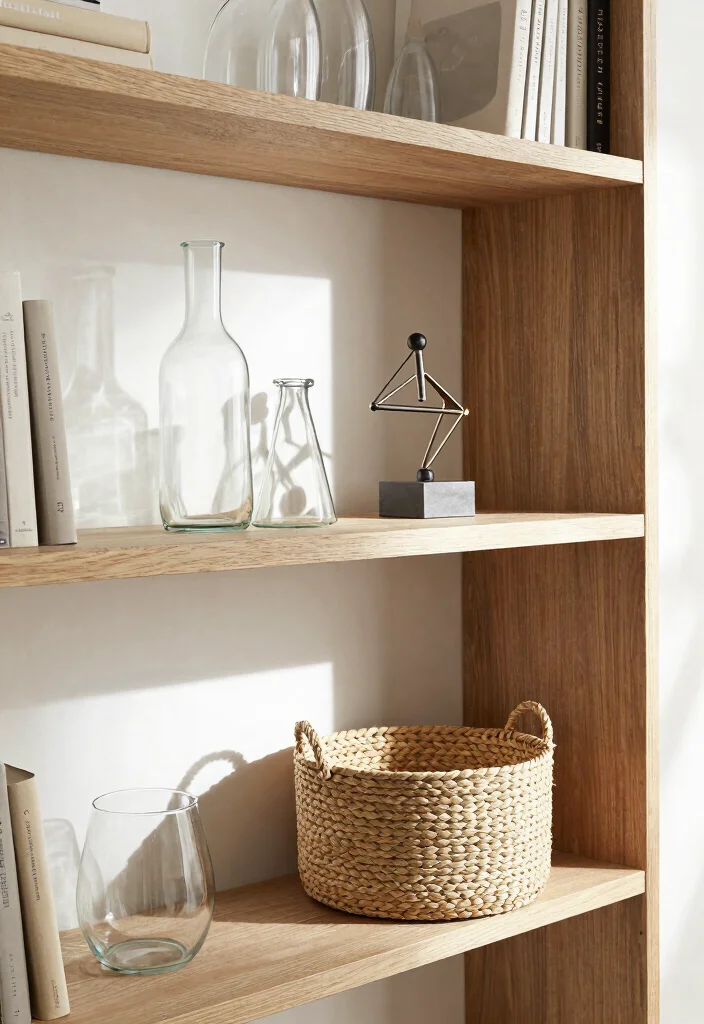 17 Top of Bookshelf Decor Ideas That Look Designer Styled 6 17 Top of Bookshelf Decor Ideas That Look Designer Styled - 5. Play with Textures 1