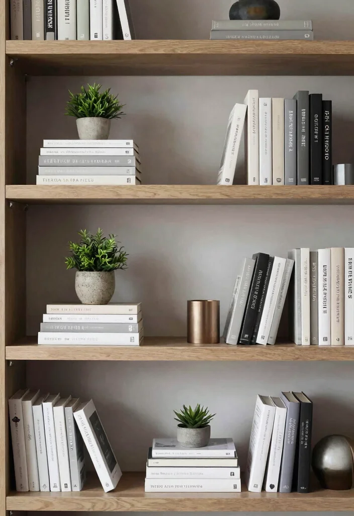 17 Top of Bookshelf Decor Ideas That Look Designer Styled 7 17 Top of Bookshelf Decor Ideas That Look Designer Styled - 6. Layer Your Books 1