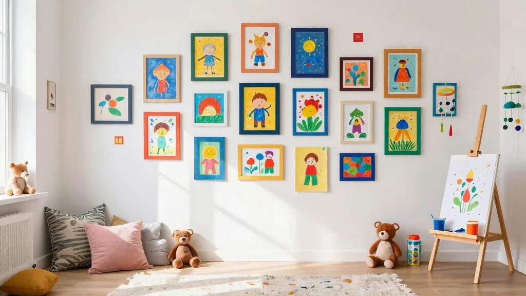 18 Kids Art Wall Display Ideas That Showcase Creativity 5 18 Kids Art Wall Display Ideas That Showcase Creativity