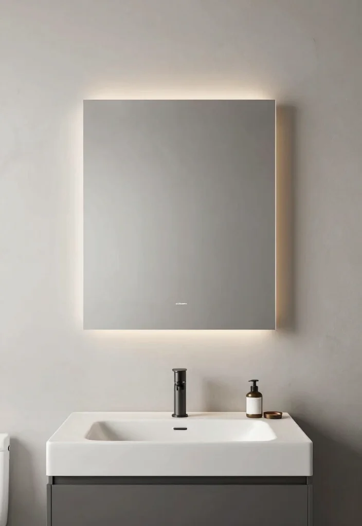 18 Modern Bathroom Mirrors Ideas With Sleek Reflection 13 18 Modern Bathroom Mirrors Ideas With Sleek Reflection - 12. Floating Mirrors 1