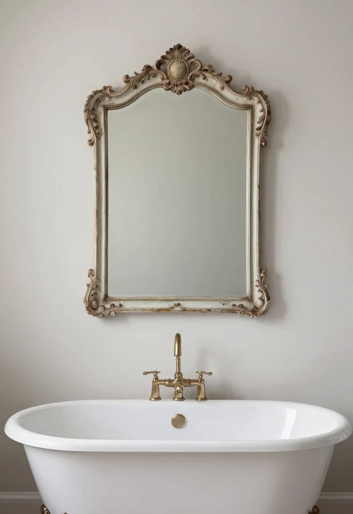 18 Modern Bathroom Mirrors Ideas With Sleek Reflection 6 18 Modern Bathroom Mirrors Ideas With Sleek Reflection - 5. Vintage-Inspired Mirrors 1