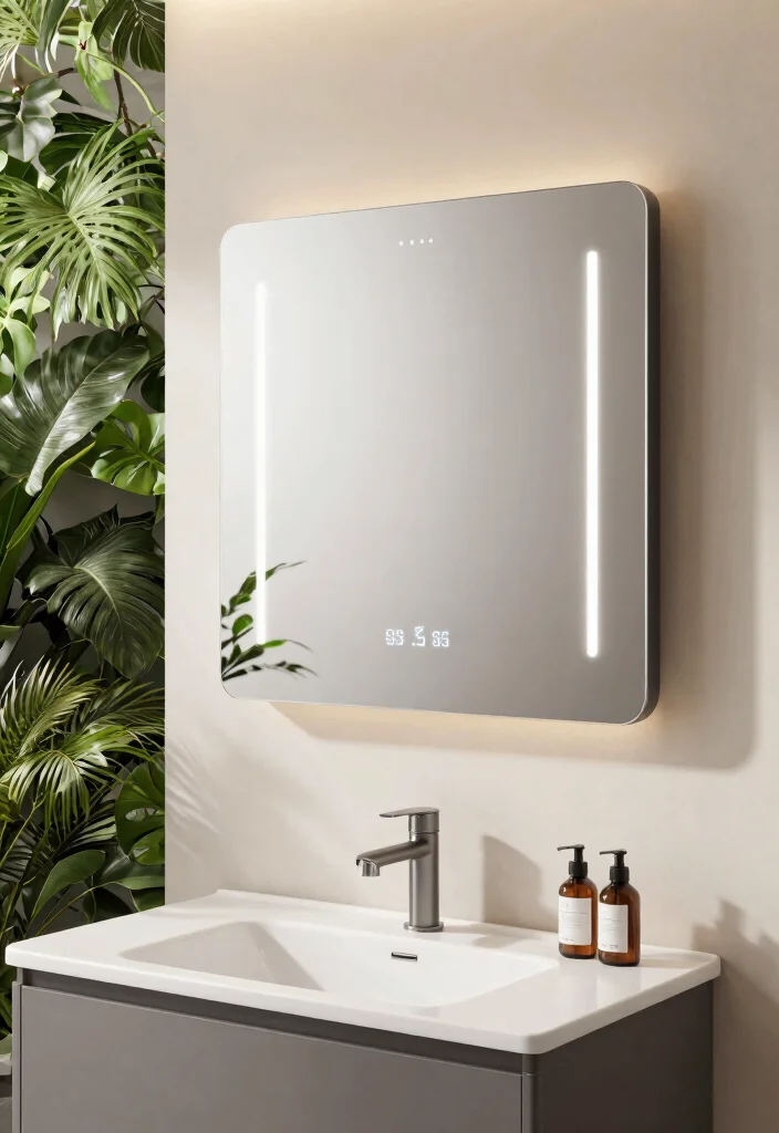 18 Modern Bathroom Mirrors Ideas With Sleek Reflection 7 18 Modern Bathroom Mirrors Ideas With Sleek Reflection - 6. Smart Mirrors 1