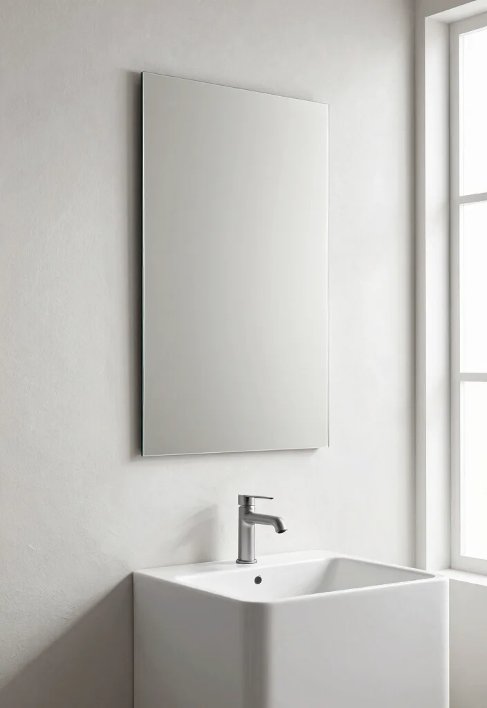 18 Modern Bathroom Mirrors Ideas With Sleek Reflection 8 18 Modern Bathroom Mirrors Ideas With Sleek Reflection - 7. Frameless Mirrors 1