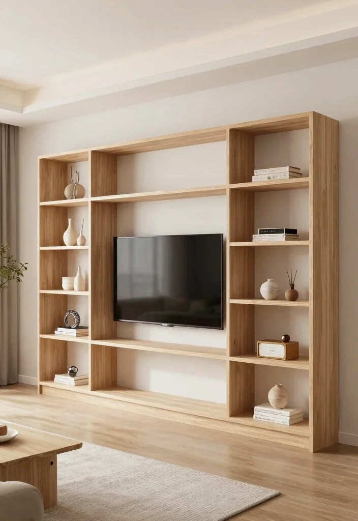 18 TV Wall Shelf 2026 Trending Ideas With Sleek Modern Style - 17. Open Frame Shelves 1
