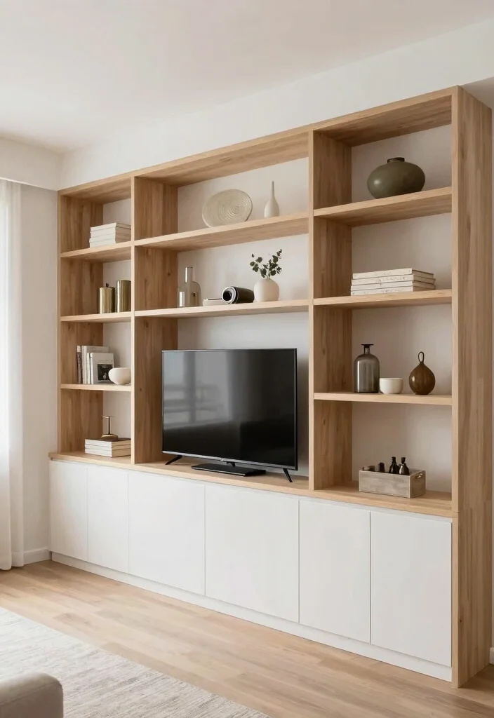 18 TV Wall Shelf 2026 Trending Ideas With Sleek Modern Style - 5. Built-in Shelving Units 1